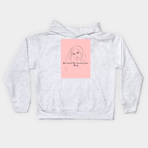 Rumours From Inez Kids Hoodie by ThePureAudacity